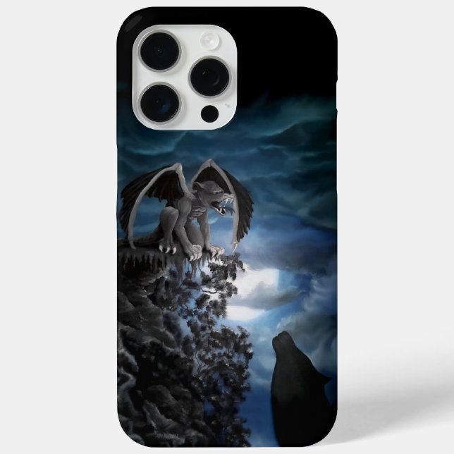 Wolf Moon - Wolf mit Golem Case-Mate iPhone Hülle (Rückseite)