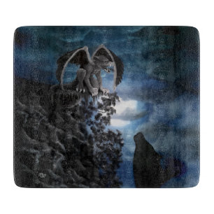 Wolf Moon - Wolf mit Golem Schneidebrett