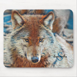 Wolf Mouse mat Mousepad