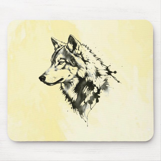 Wolf Mousepad (Vorne)