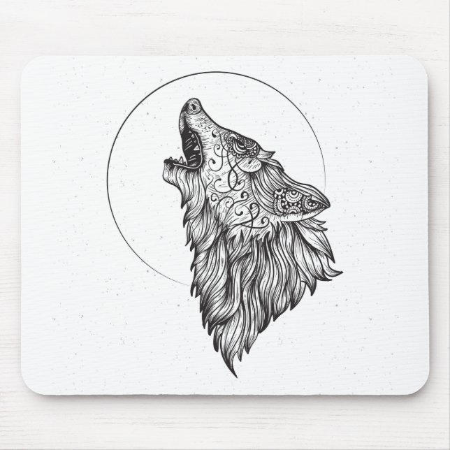 Wolf Mousepad (Vorne)