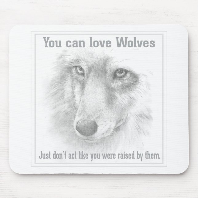 Wolf Mousepad (Vorne)