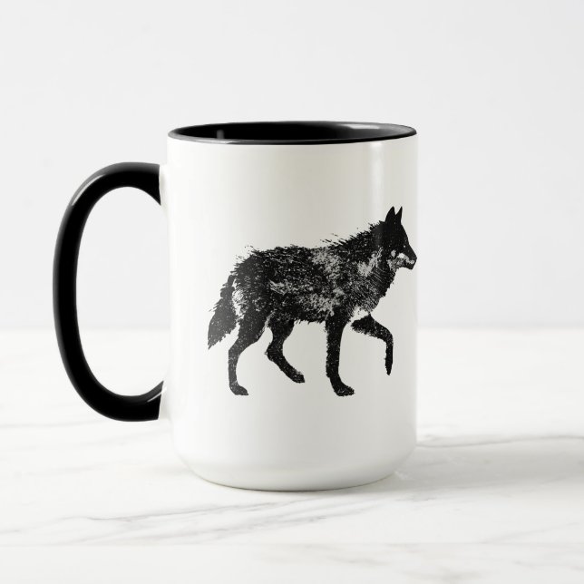 Wolf Mug Tasse (Links)