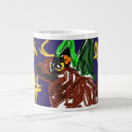 Wolf Nacht Freudenspass Jumbo-Tasse