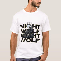 Wolf Nacht Heulender Wolf Mond Design