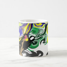 Wolf Nacht sternenklar Kaffeetasse
