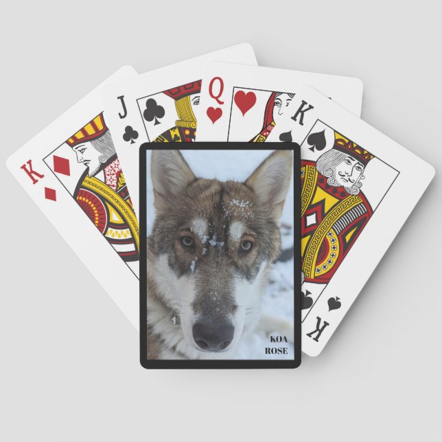Wolf Name Spielkarten (Rückseite)