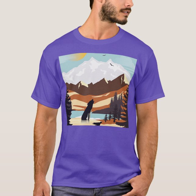 Wolf National Park T-Shirt (Vorderseite)