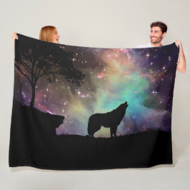 WOLF NEBULA FLEECEDECKE