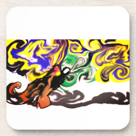 Wolf night stary  getränkeuntersetzer