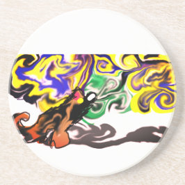 Wolf night stary  getränkeuntersetzer