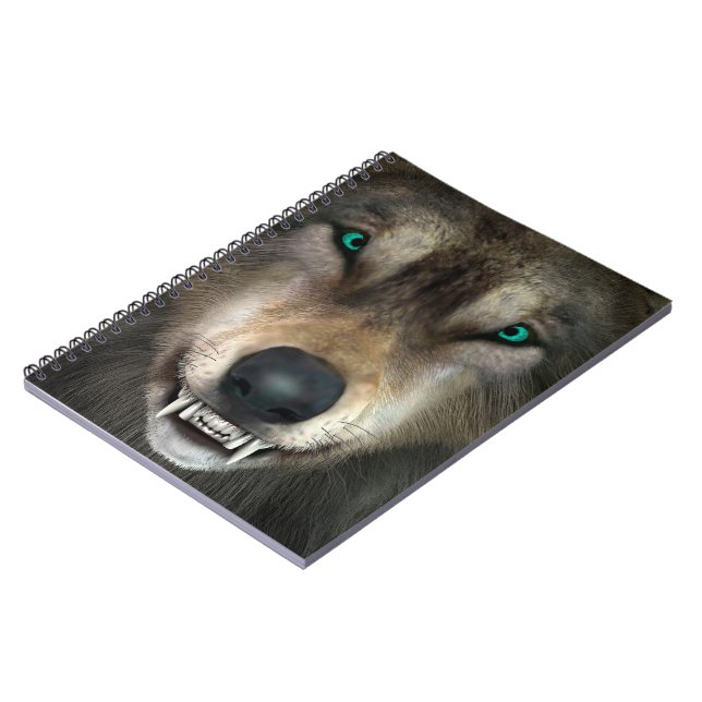 Wolf Notizblock (Linke Seite)