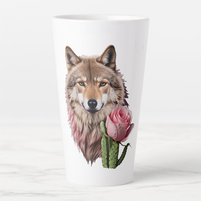 Wolf One Latte Tasse (Vorderseite)