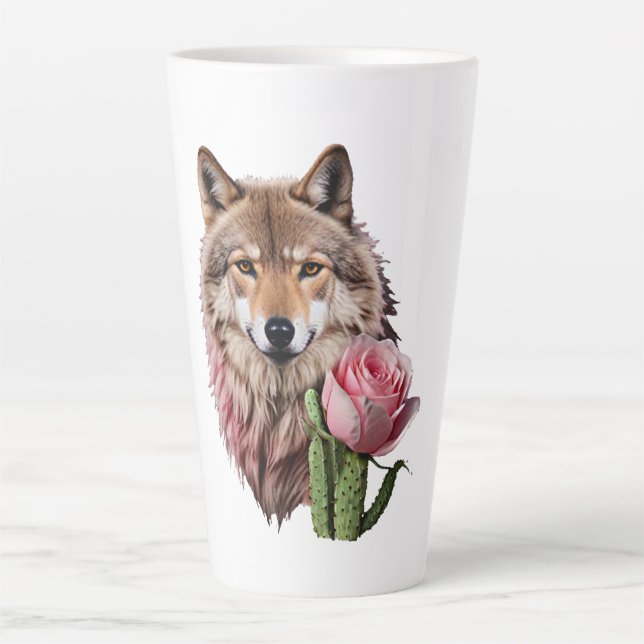 Wolf One Latte Tasse (Vorderseite)