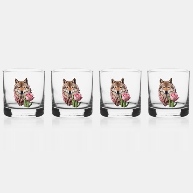 Wolf One Whiskyglas (Vorderseite)