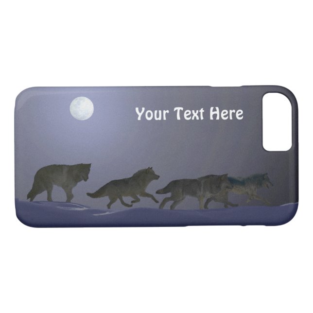 Wolf Pack Case-Mate iPhone Hülle (Rückseite (Horizontal))