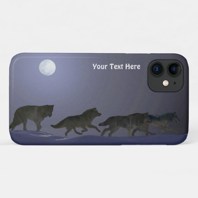 Wolf Pack Case-Mate iPhone Hülle (Rückseite (Horizontal))
