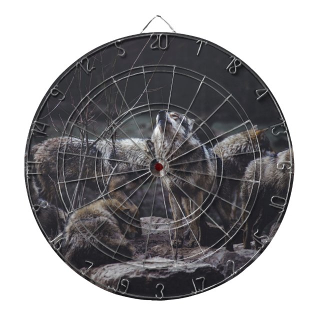 Wolf Pack Dartscheibe (vorne)