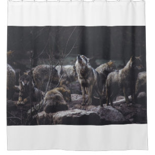 Wolf Pack Duschvorhang