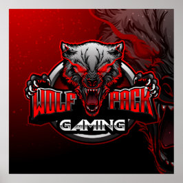 Wolf Pack Gaming Poster