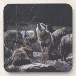 Wolf Pack-Getränke-Coaster Getränkeuntersetzer