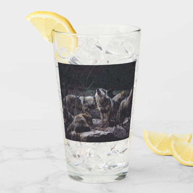 Wolf Pack Glas (Vorderseite Ice)