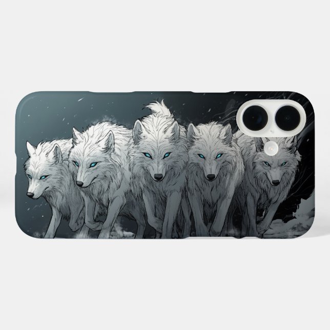 Wolf Pack iPhone 16 Plus Hülle (Rückseite (Horizontal))