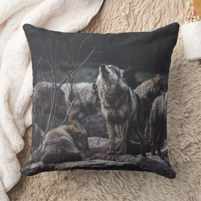 Wolf Pack Kissen (Decke)