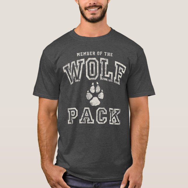 Wolf Pack Member Girl T-Shirt (Vorderseite)