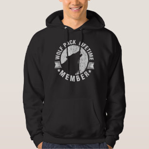 Wolf Pack-Mitglied im Lifetime Distressed Howling Hoodie