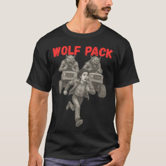 Wolf Pack Monsterrucks Mädchen T-Shirt