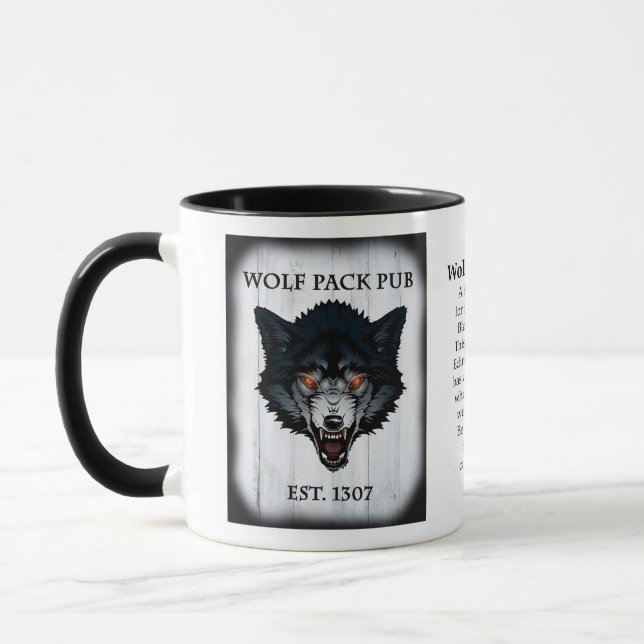 Wolf Pack Pub Tasse (Links)