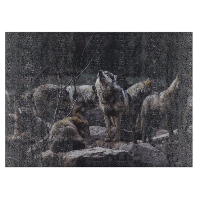 Wolf Pack Schneidebrett (Vorderseite)