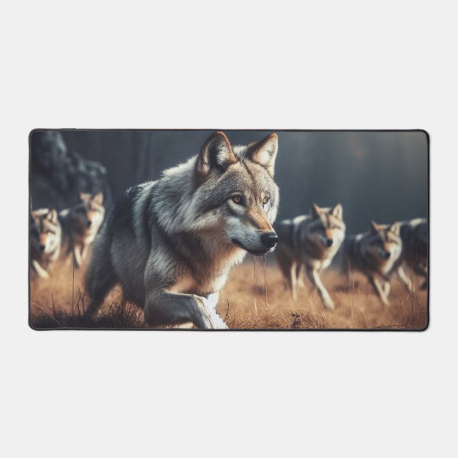 "Wolf Pack" Schreibtischunterlage (Vorderseite)