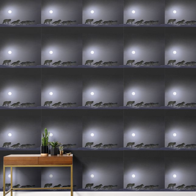Wolf Pack Tapete (Hausflur)