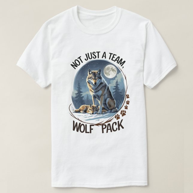 Wolf Pack - Vereint durch Natur T-Shirt (Design vorne)