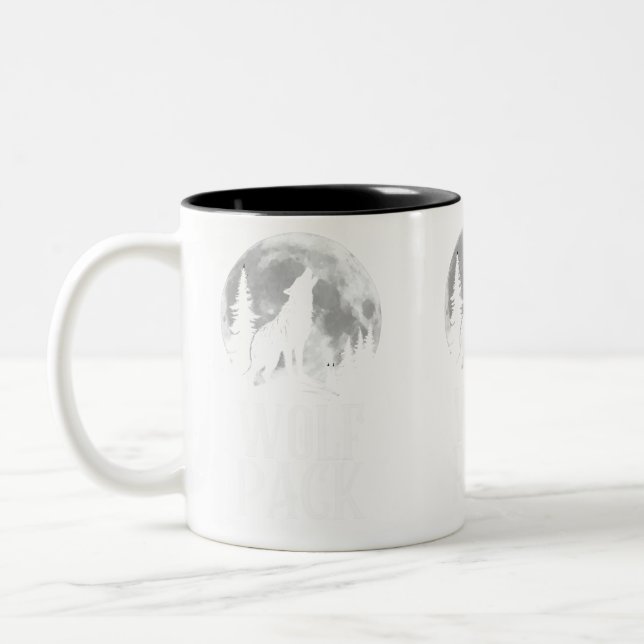Wolf Pack Zweifarbige Tasse (Links)