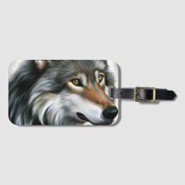 Wolf Painting Gepäckanhänger