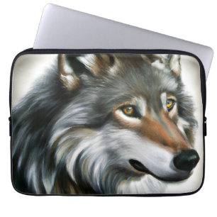 Wolf Painting Laptopschutzhülle
