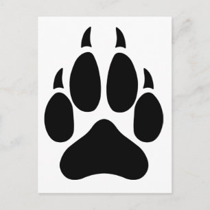 Wolf Paw Postkarte