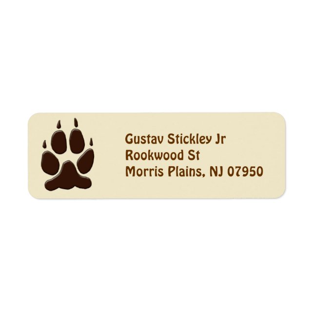 Wolf Paw Print (Vorne)