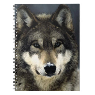 Wolf Portrait-Notebook Notizblock