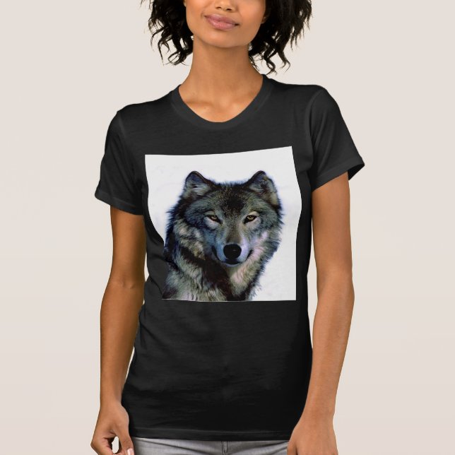 Wolf Portrait T-Shirt (Vorderseite)