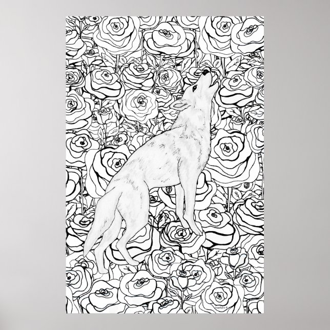Wolf Poster (Vorne)