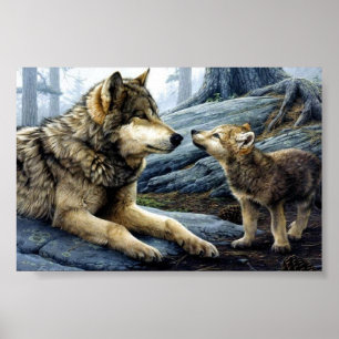 Wolf-Poster Poster