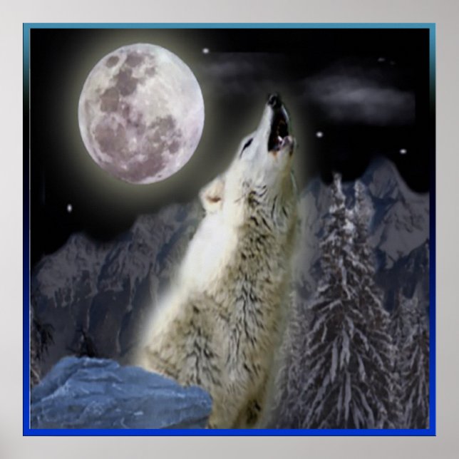 Wolf Posters Poster (Vorne)