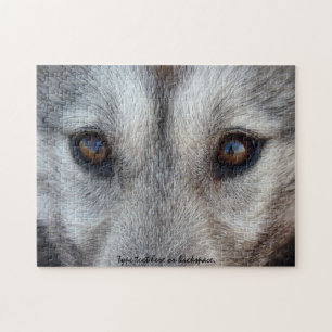 Wolf Pup Puzzle Personalisierte Wolf Augen Geschen