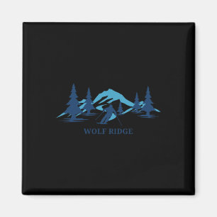 Wolf Ridge North Carolina Skigebiet Skifahren Skif Magnet