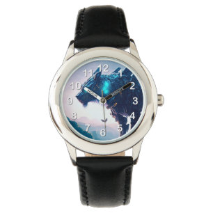 Wolf Roboter Armbanduhr