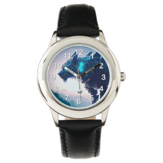 Wolf Roboter Armbanduhr